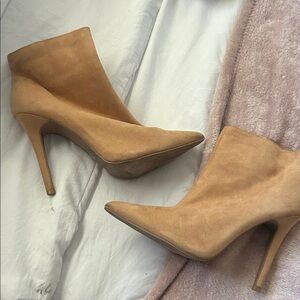 Qupid Chic Camel Heeled Boots